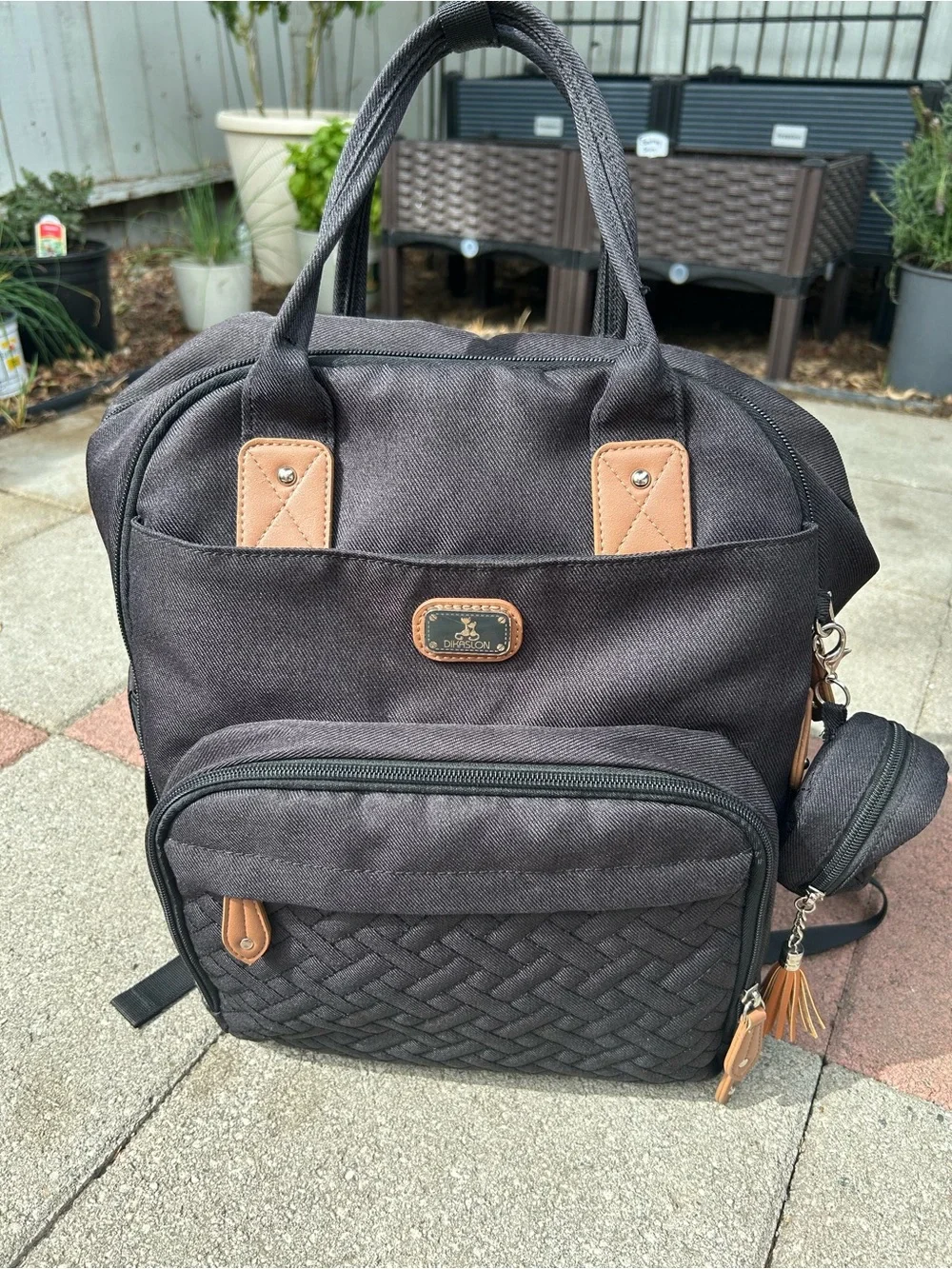 EUC Dikaslon backpack diaper bag